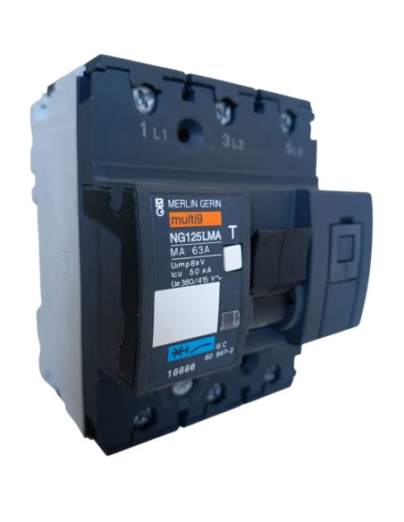 Merli gerin 18886 automatic switch ng125lma 3p 63a c. ma